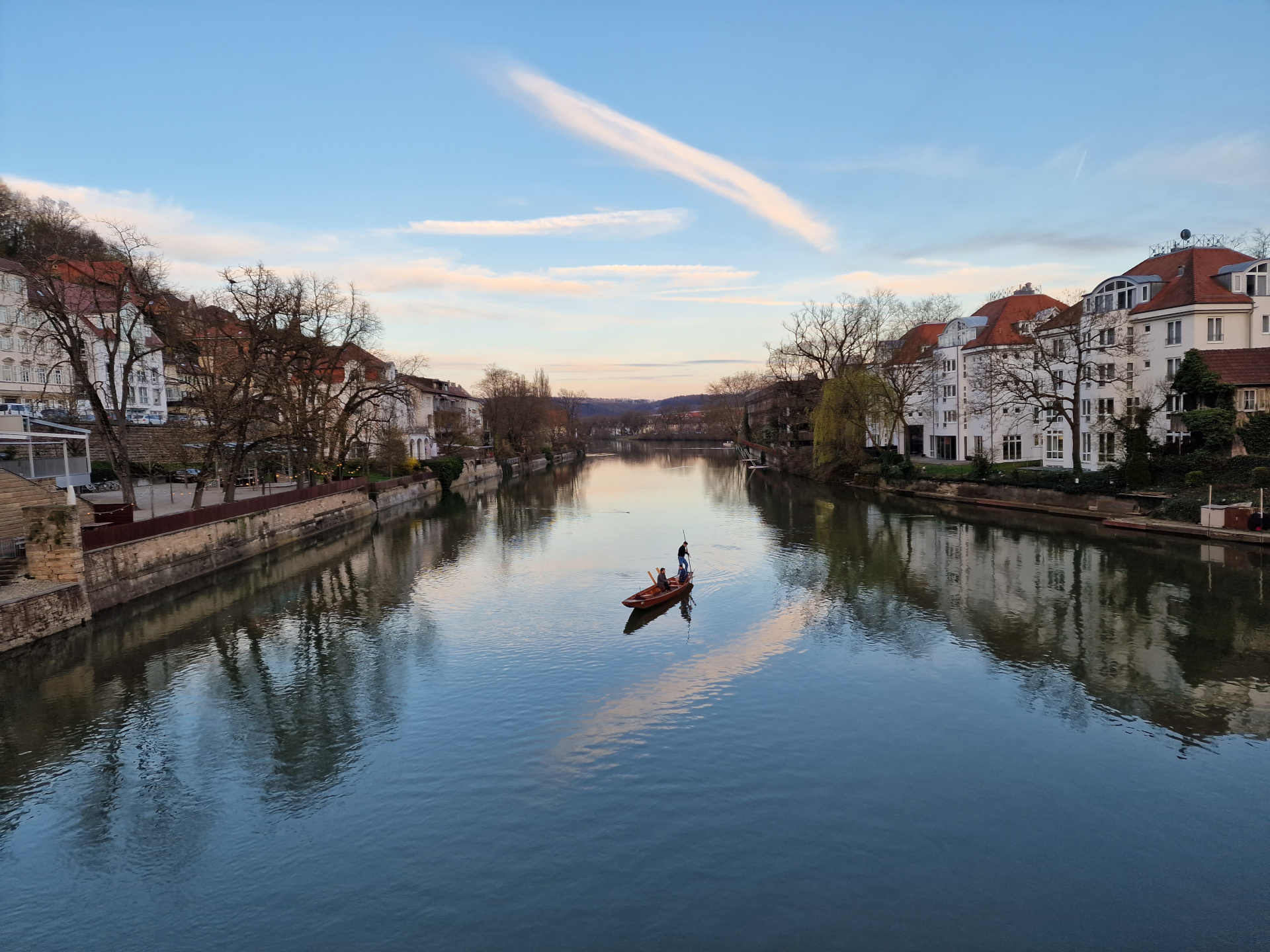 Stocherkahn on the Neckar